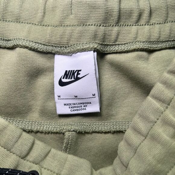 Nike Sportswear Tech Fleece Joggers Olive Green Black Tapered Leg Men's M - Picture 3 of 6